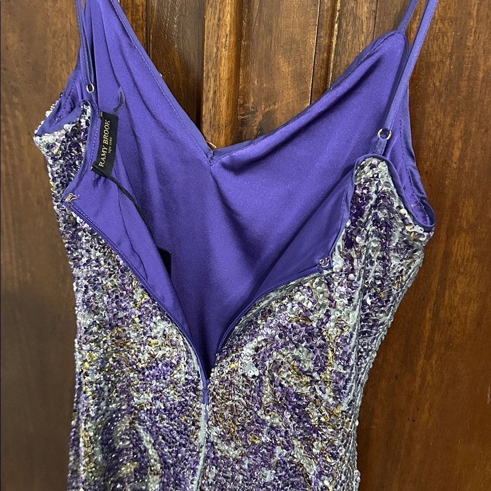 Ramy Brook Tanya dress Lilac Paisley - Picture 8 of 10
